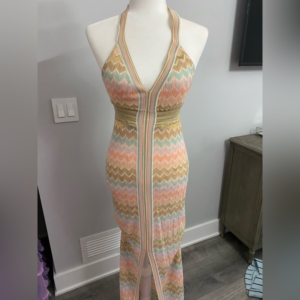 Beautiful knit Maxi with open back